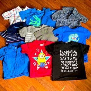 Boys 3t short sleeve lot (11 shirts)